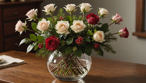 Bouquets de roses pour noël : éclat et élégance à offrir
